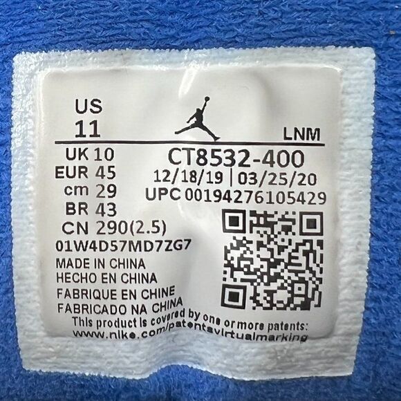 Air Jordan 3 Retro 'Varsity Royal' - Picture 8 of 9